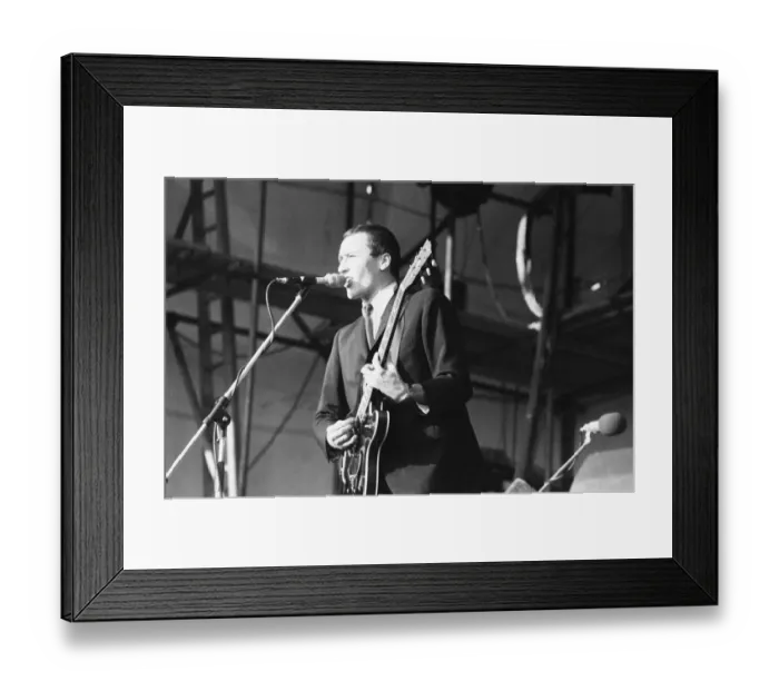 Framed Print : Reading Rock Festival 1980, the 20th National Rock Festival