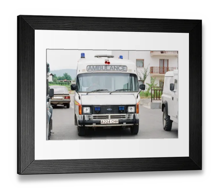 Framed Print : Sally Becker, British Aid Worker pictured August 1993. Returns to Mostar