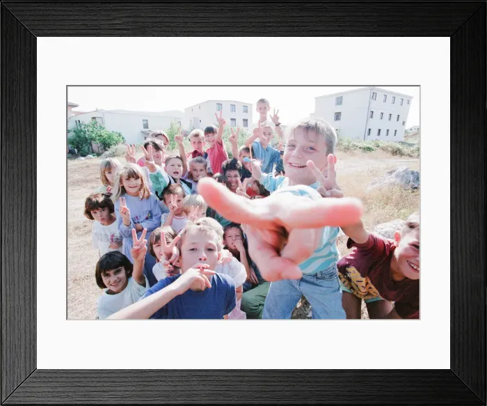Framed Print : Sally Becker, British Aid Worker pictured August 1993. Returns to Mostar Framed Print : Sally Becker, British Aid Worker pictured August 1993. Returns to Mostar