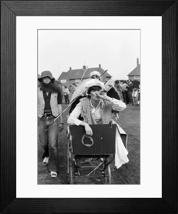 Framed Print : Sponsored Pram Race, Theale, West Berkshire, England, October 1980 Framed Print : Sponsored Pram Race, Theale, West Berkshire, England, October 1980
