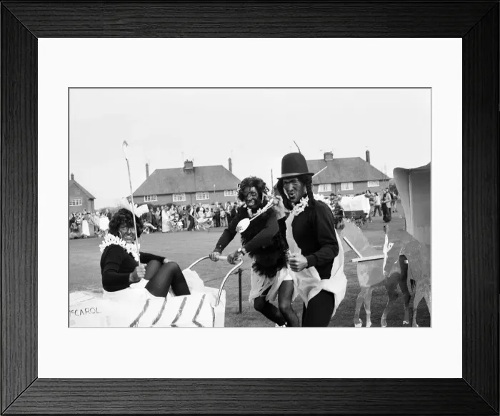 Framed Print : Sponsored Pram Race, Theale, West Berkshire, England, October 1980 Framed Print : Sponsored Pram Race, Theale, West Berkshire, England, October 1980