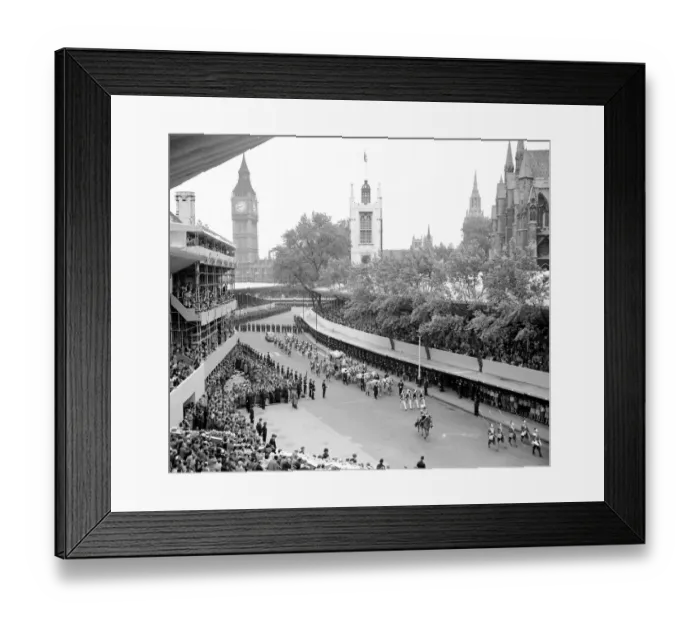 Framed Print : Queen Elizabeth II Coronation June 1953 The Queen Framed Print : Queen Elizabeth II Coronation June 1953 The Queen