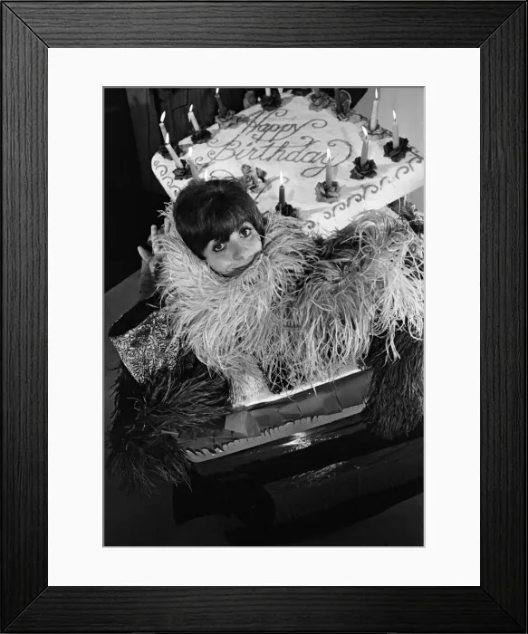 Framed Print : The cast of Do Not Adjust Your Set. Actress Denise Coffey celebrates her Framed Print : The cast of Do Not Adjust Your Set. Actress Denise Coffey celebrates her