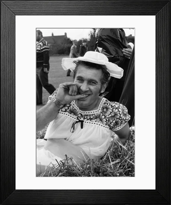 Framed Print : Sponsored Pram Race, Theale, West Berkshire, England, October 1980 Framed Print : Sponsored Pram Race, Theale, West Berkshire, England, October 1980