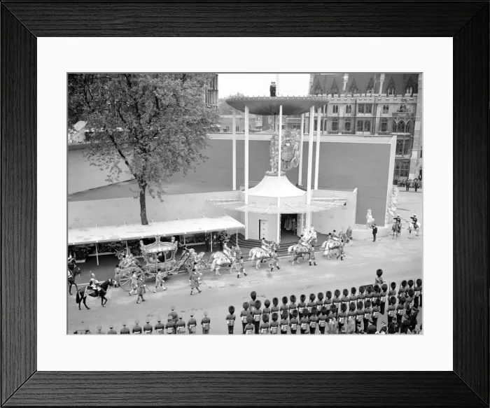 Framed Print : Queen Elizabeth II Coronation June 1953 The Queen Framed Print : Queen Elizabeth II Coronation June 1953 The Queen