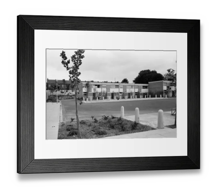 Framed Print : New build housing, prize winning house design. 17th April 1961 Framed Print : New build housing, prize winning house design. 17th April 1961