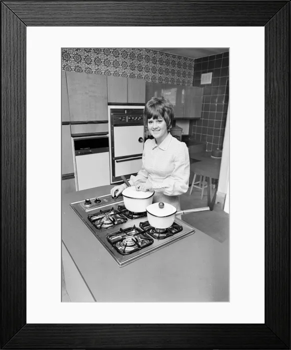 Framed Print : Modern Family Kitchen, 8th June 1969 Framed Print : Modern Family Kitchen, 8th June 1969