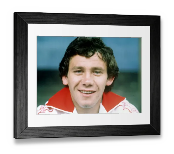 Framed Print : Bolton Wanderers Football Club Player Peter Reid July 1978