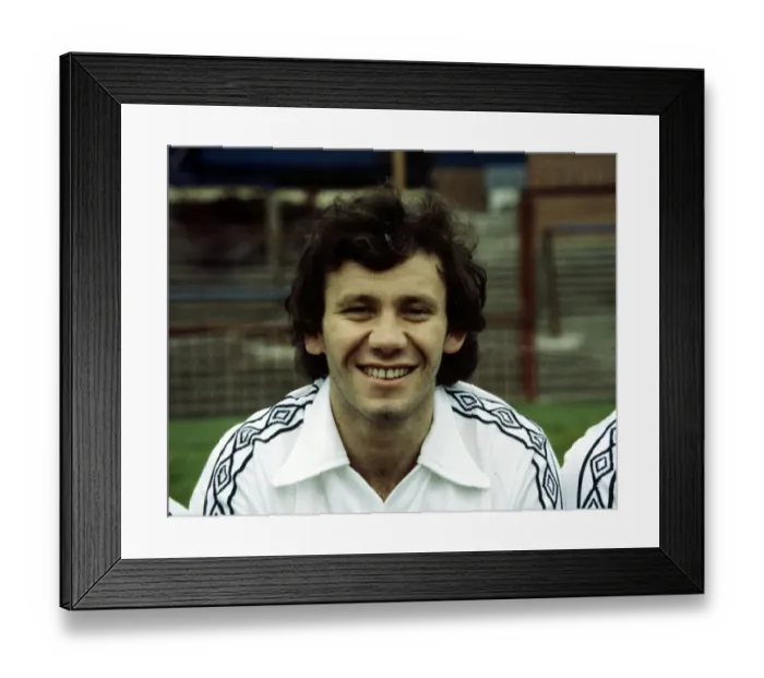 Framed Print : Bolton Wanderers Football Club Player Peter Reid. July 1979
