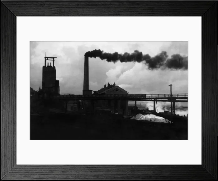 Framed Print : Seaham Harbour Colliery where work is being resumed after a stoppage in October Framed Print : Seaham Harbour Colliery where work is being resumed after a stoppage in October