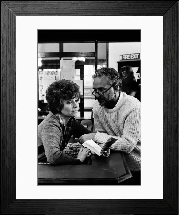 Framed Print : Prunella Scales and Paul Freeman star in The Index Has Gone Fishing Framed Print : Prunella Scales and Paul Freeman star in The Index Has Gone Fishing