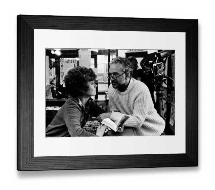 Framed Print : Prunella Scales and Paul Freeman star in The Index Has Gone Fishing