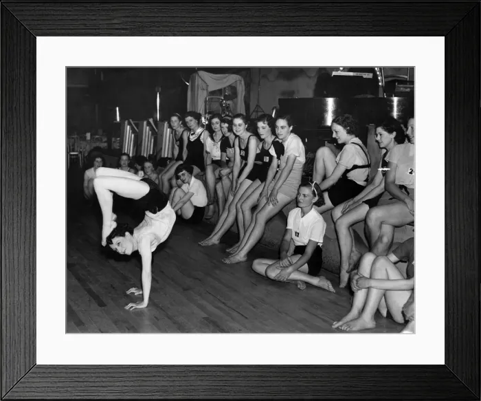 Framed Print : Sali Lobel dance competition. 6th October 1936 Framed Print : Sali Lobel dance competition. 6th October 1936