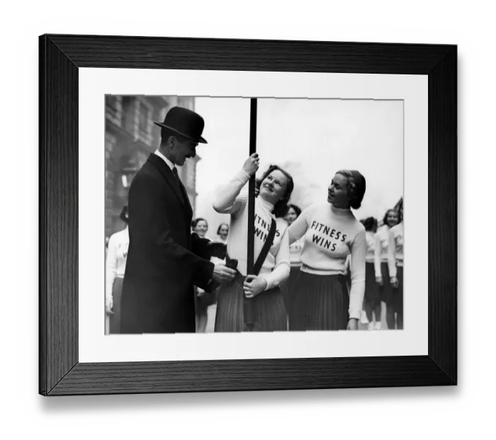Framed Print : Dress rehearsal of the National Fitness Exhibit in the Lord Mayors Show in King Charles Framed Print : Dress rehearsal of the National Fitness Exhibit in the Lord Mayors Show in King Charles