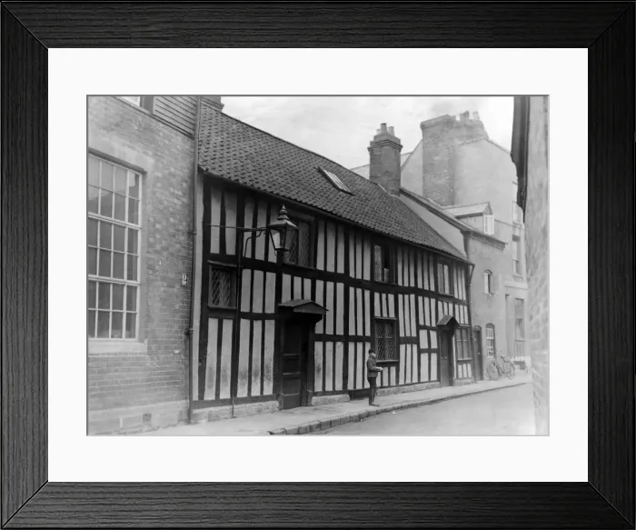 Framed Print : One of Herefords oldest houses, which is to be sold by the Hereford City Municipal
