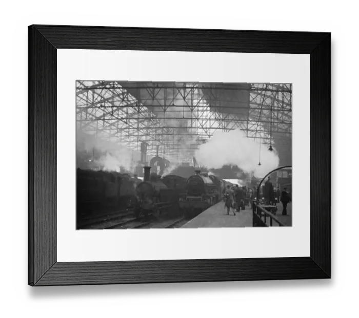 Framed Print : Locomotives and trains of the London Midland Service seen here at Birmingham New Street Framed Print : Locomotives and trains of the London Midland Service seen here at Birmingham New Street