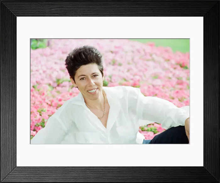Framed Print : Sally Becker, British Aid Worker and Heroine, pictured 10th September 1993 Framed Print : Sally Becker, British Aid Worker and Heroine, pictured 10th September 1993