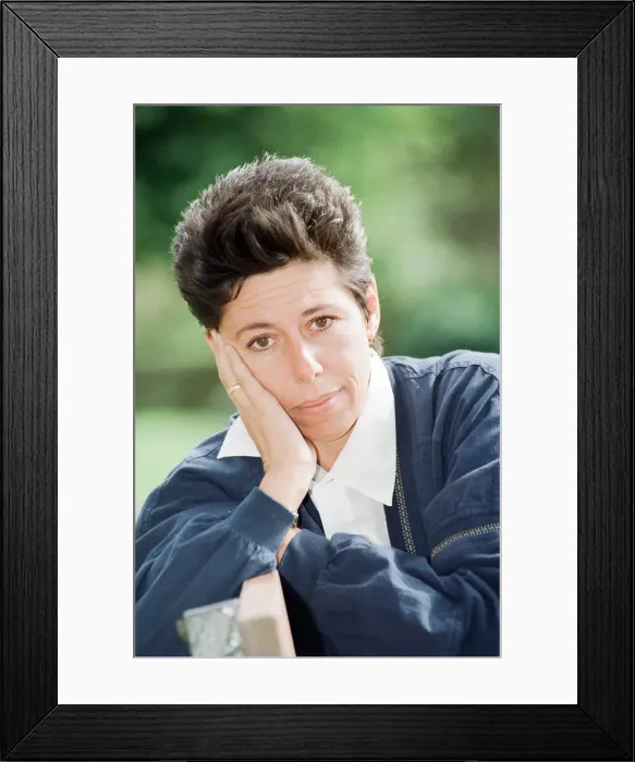 Framed Print : Sally Becker, British Aid Worker and Heroine, pictured 10th September 1993 Framed Print : Sally Becker, British Aid Worker and Heroine, pictured 10th September 1993