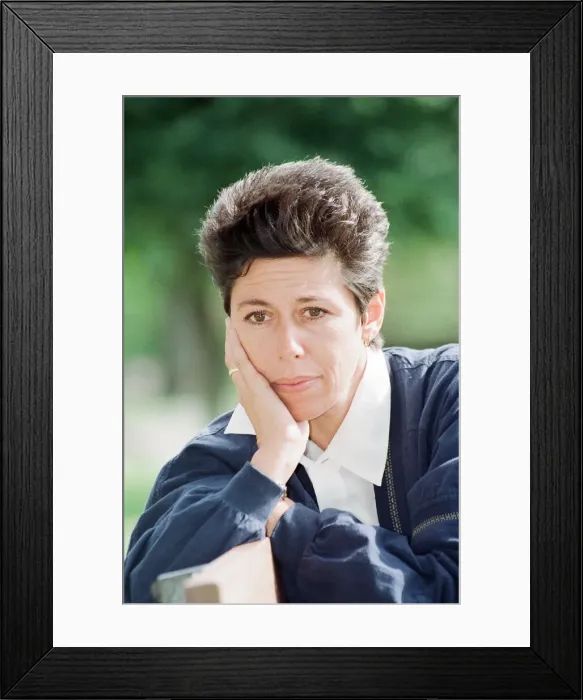 Framed Print : Sally Becker, British Aid Worker and Heroine, pictured 10th September 1993 Framed Print : Sally Becker, British Aid Worker and Heroine, pictured 10th September 1993