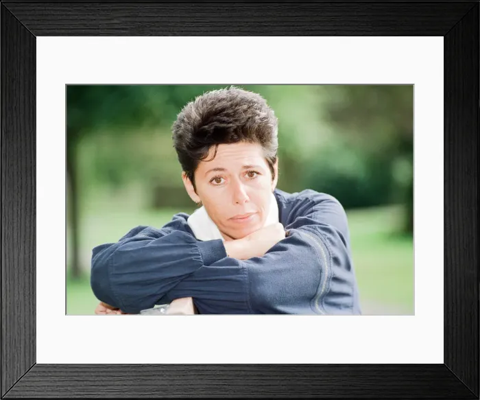 Framed Print : Sally Becker, British Aid Worker and Heroine, pictured 10th September 1993 Framed Print : Sally Becker, British Aid Worker and Heroine, pictured 10th September 1993