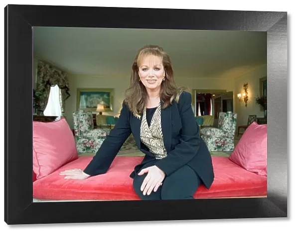 Jackie Collins. (Pictured in London) Author