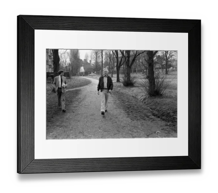 Framed Print : Writer David Cornwall (John Le Carre) at his home Hampstead, north London Framed Print : Writer David Cornwall (John Le Carre) at his home Hampstead, north London