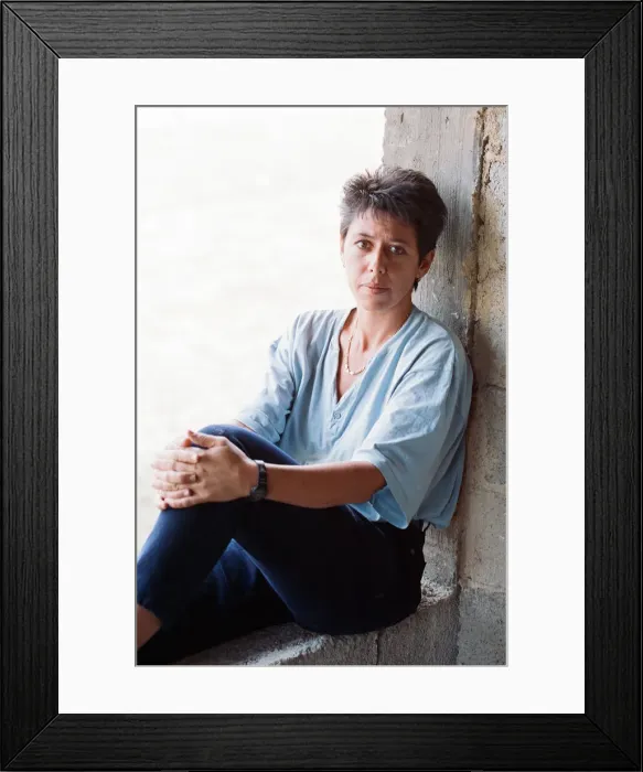 Framed Print : Sally Becker, British Aid Worker pictured August 1993. Returns to Mostar Framed Print : Sally Becker, British Aid Worker pictured August 1993. Returns to Mostar