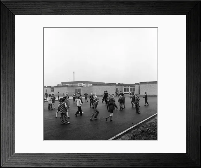 Framed Print : Tilery Primary School, Stockton-on-Tees, new school special. 1971