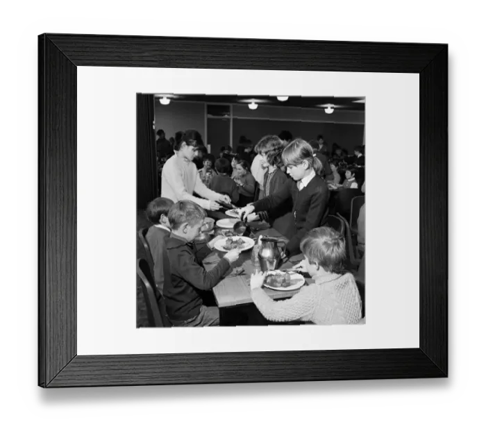 Framed Print : Tilery Primary School, Stockton-on-Tees, new school special. 1971