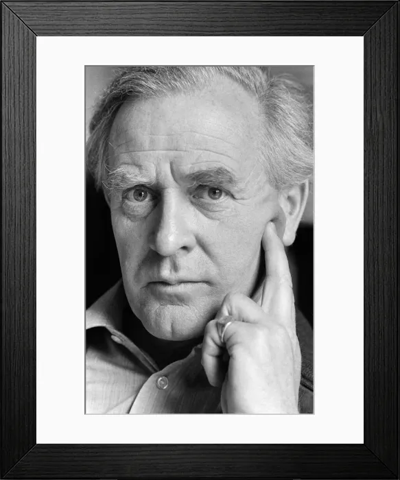 Framed Print : Writer David Cornwall (John Le Carre) at his home Hampstead, north London Framed Print : Writer David Cornwall (John Le Carre) at his home Hampstead, north London