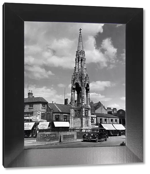 The Market Place at Wisbech. Cambridgeshire. Circa 1930
