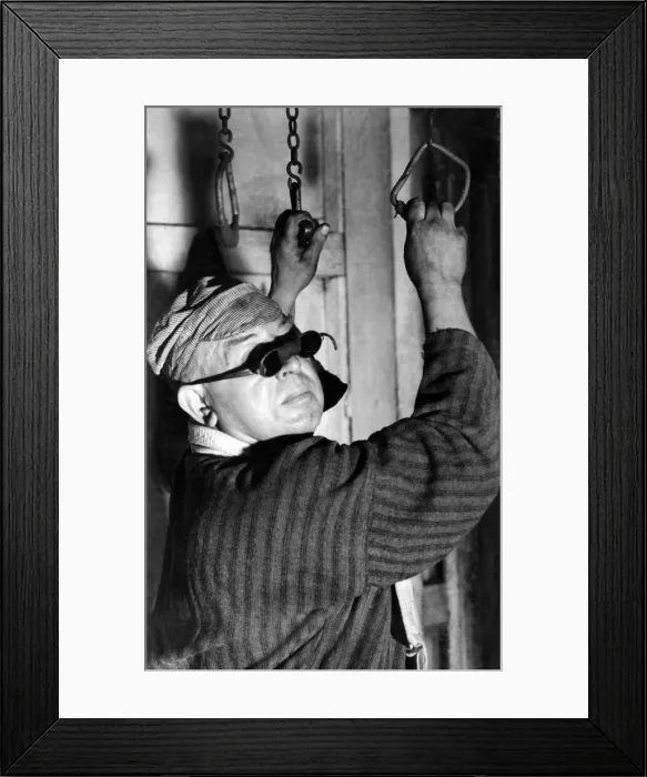 Framed Print : Team work counts in the great steel works of Britain. Most of the furnace teams have Framed Print : Team work counts in the great steel works of Britain. Most of the furnace teams have