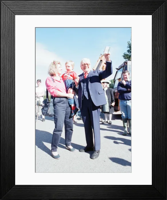 Framed Print : Riverwatch... some of the donors to the River 90 Club project look at the work ahead in Framed Print : Riverwatch... some of the donors to the River 90 Club project look at the work ahead in