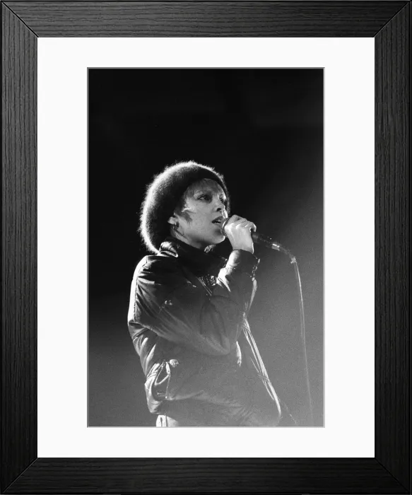 Framed Print : Pat Benatar, singer, pictured in concert at The Hexagon, Reading, October 1980 Framed Print : Pat Benatar, singer, pictured in concert at The Hexagon, Reading, October 1980