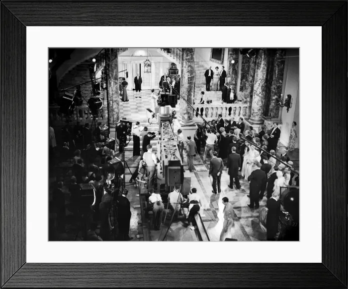 Framed Print : Filming of Brewsters Millions, directed by Thornton Freeland at British
