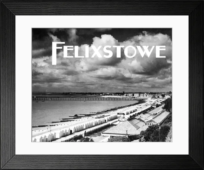 Framed Print : Felixstowe, Suffolk. 19th July 1936 Framed Print : Felixstowe, Suffolk. 19th July 1936