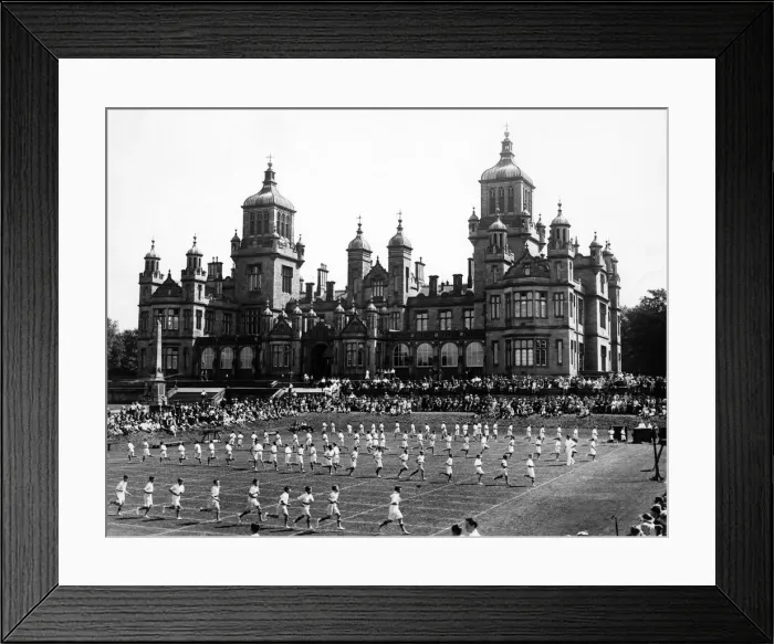 Framed Print : Exhibition of physical exercises at Daniel Stewarts College, Edinburgh Framed Print : Exhibition of physical exercises at Daniel Stewarts College, Edinburgh