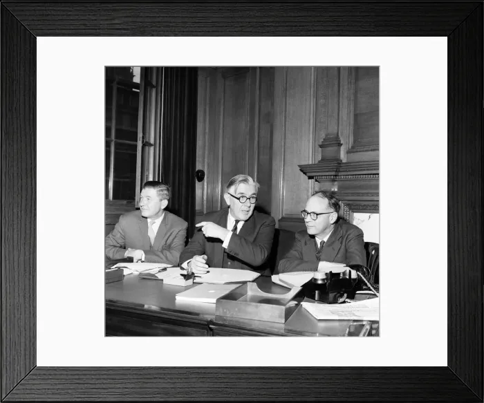 Framed Print : Richard Crossman, Minister of Housing and Local Government