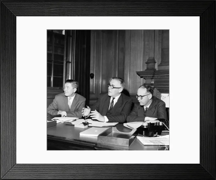 Framed Print : Richard Crossman, Minister of Housing and Local Government