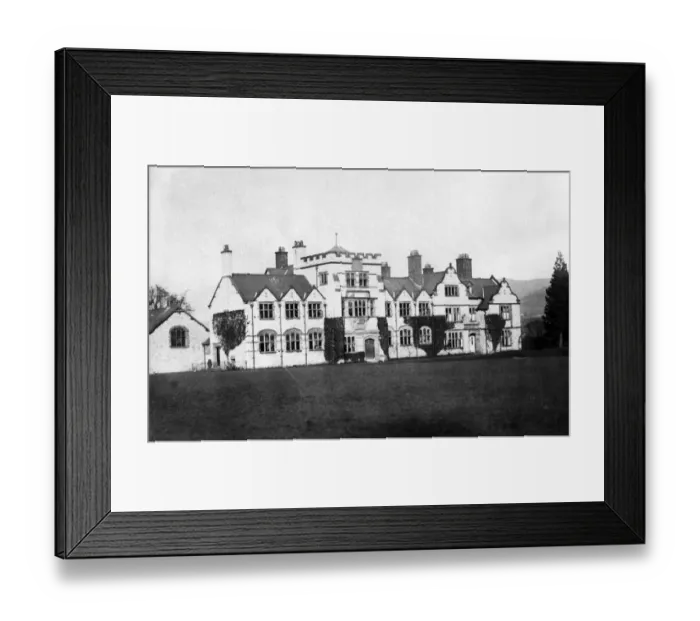 Framed Print : Ruthin Grammar School, which with the adjoining playing grounds is considered one of Framed Print : Ruthin Grammar School, which with the adjoining playing grounds is considered one of