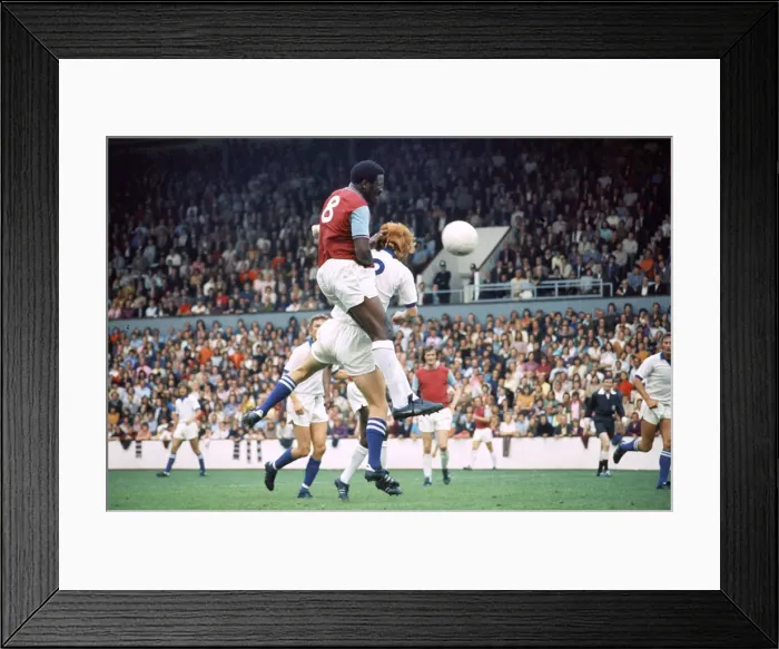 Framed Print : English League Division One match at Upton Park. West Ham United 5 v Leicester City Framed Print : English League Division One match at Upton Park. West Ham United 5 v Leicester City