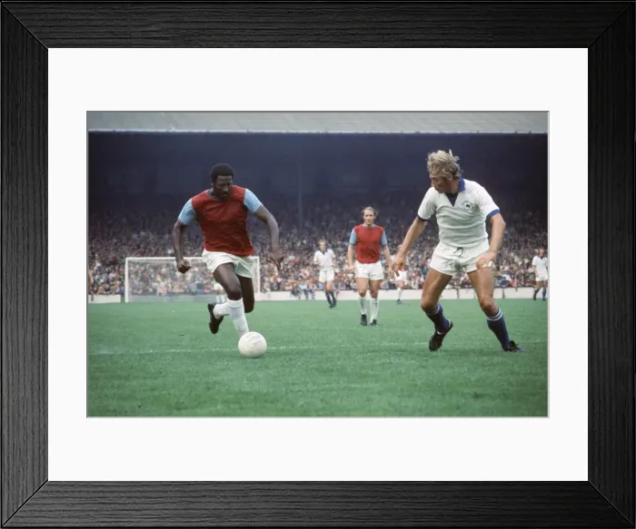 Framed Print : English League Division One match at Upton Park. West Ham United 5 v Leicester City Framed Print : English League Division One match at Upton Park. West Ham United 5 v Leicester City