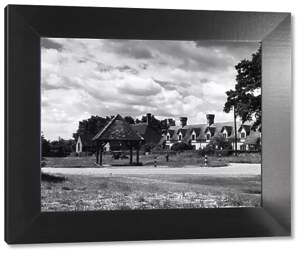 General view of the Village green at Tewin in Hertfordshire. Circa 1950