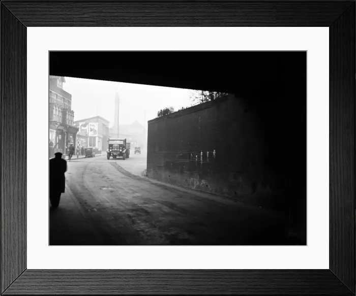 Framed Print : The Railway bridge, West Drayton. Circa 1936 Framed Print : The Railway bridge, West Drayton. Circa 1936