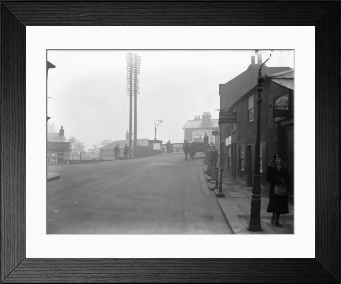 Framed Print : Canal Bridge High Street, Yiewsley. Circa 1936 Framed Print : Canal Bridge High Street, Yiewsley. Circa 1936