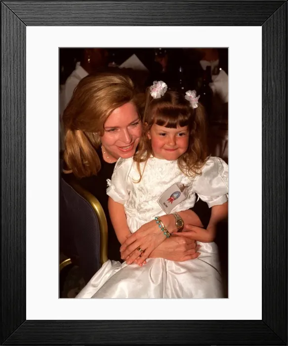 Framed Print : Queen Noor Of Jordan and Emily Casey May 1999 at The Mirror Pride of Britain Framed Print : Queen Noor Of Jordan and Emily Casey May 1999 at The Mirror Pride of Britain