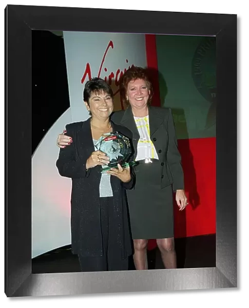 Cilla Black with Helen Rollason May 1999 winner of a special Pride of Britain Award