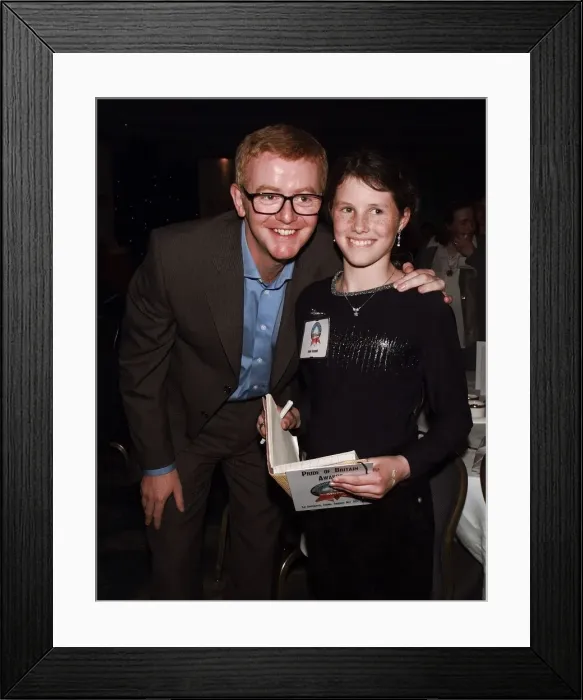 Framed Print : Chris Evans and Josie Russell May 1999 at the Mirror Pride of Britain Awards 1999 Framed Print : Chris Evans and Josie Russell May 1999 at the Mirror Pride of Britain Awards 1999