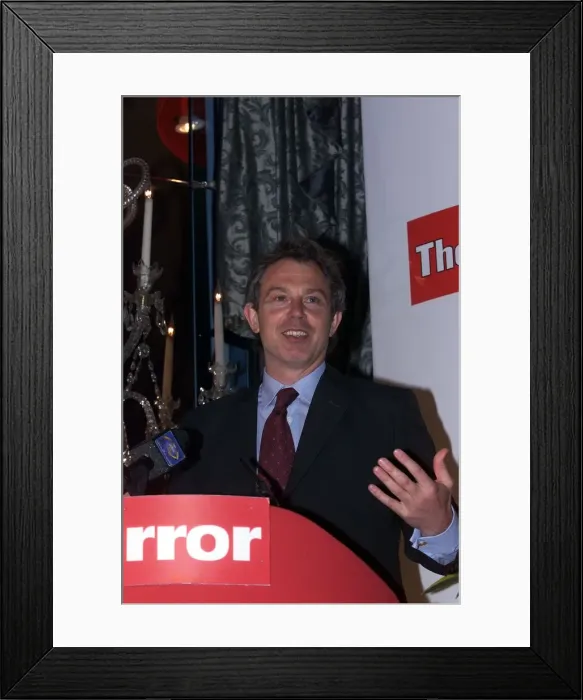 Framed Print : Tony Blair the Mirror Pride of Britain Awards May 1999 at the Dorchester Hotel Framed Print : Tony Blair the Mirror Pride of Britain Awards May 1999 at the Dorchester Hotel