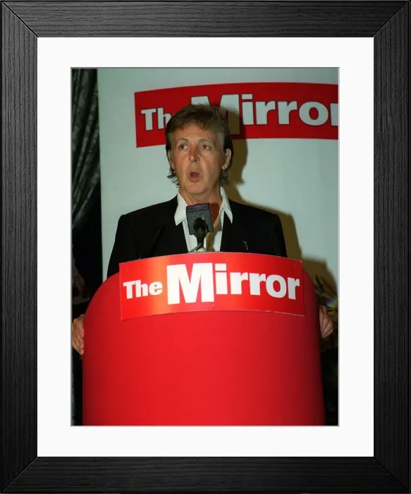 Framed Print : Sir Paul McCartney at Mirror Pride of Britain Awards 1999 at The Dorchester Hotel Framed Print : Sir Paul McCartney at Mirror Pride of Britain Awards 1999 at The Dorchester Hotel